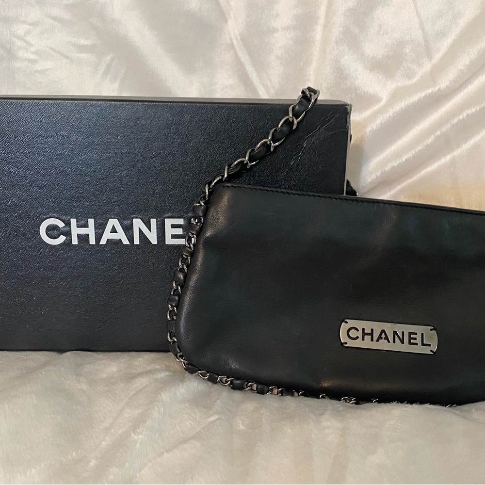 Midnight Black Chanel with chain